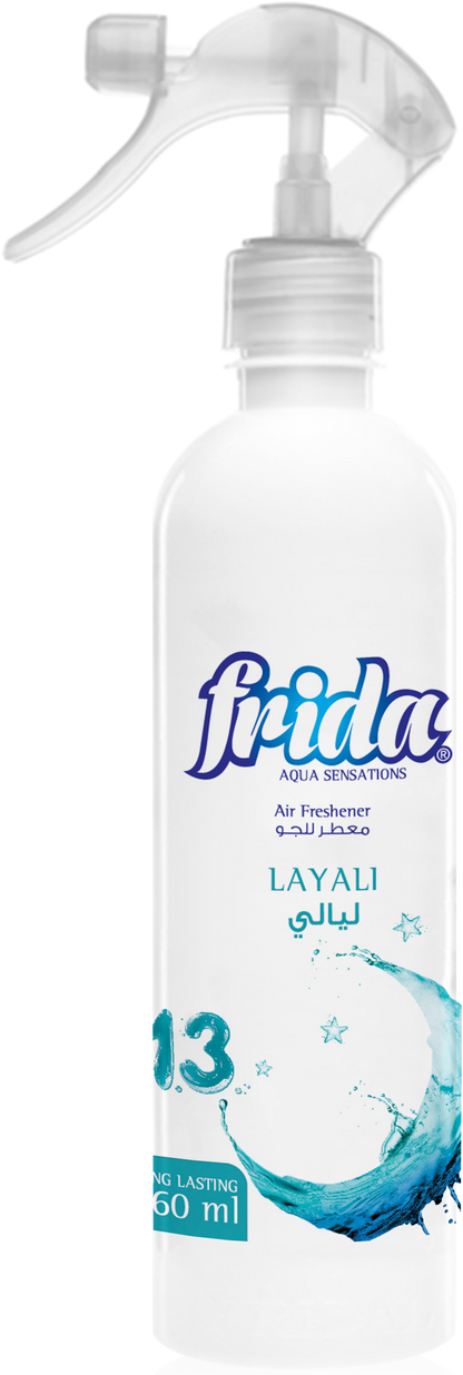 Frida Aqua Sensations Air Freshener Spray – Long-Lasting Room & Fabric Freshener, 16.2 oz Bottle – Odor Eliminator for Home, Office, and Car